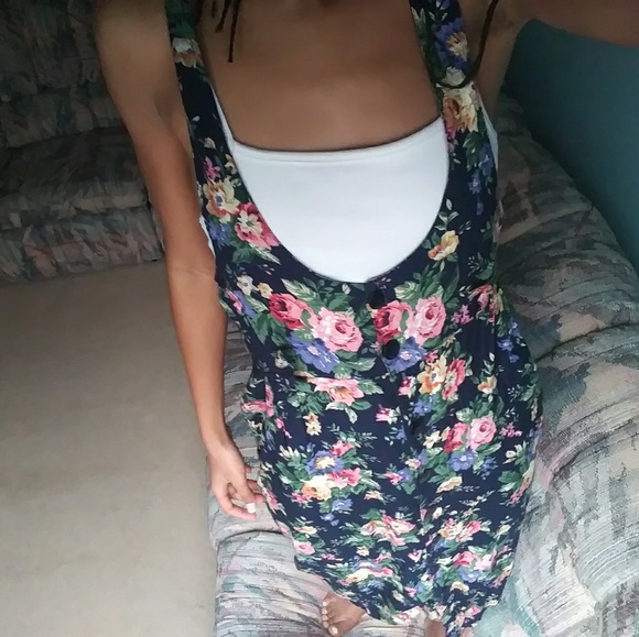 Button Up Swoop Neck Dress - Picture 2 of 4